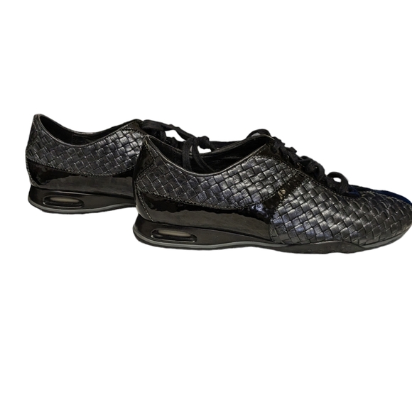 Cole Haan Shoes - Cole Haan Air black patent leather weave Oxford fashion sneakers. NEW/No Box